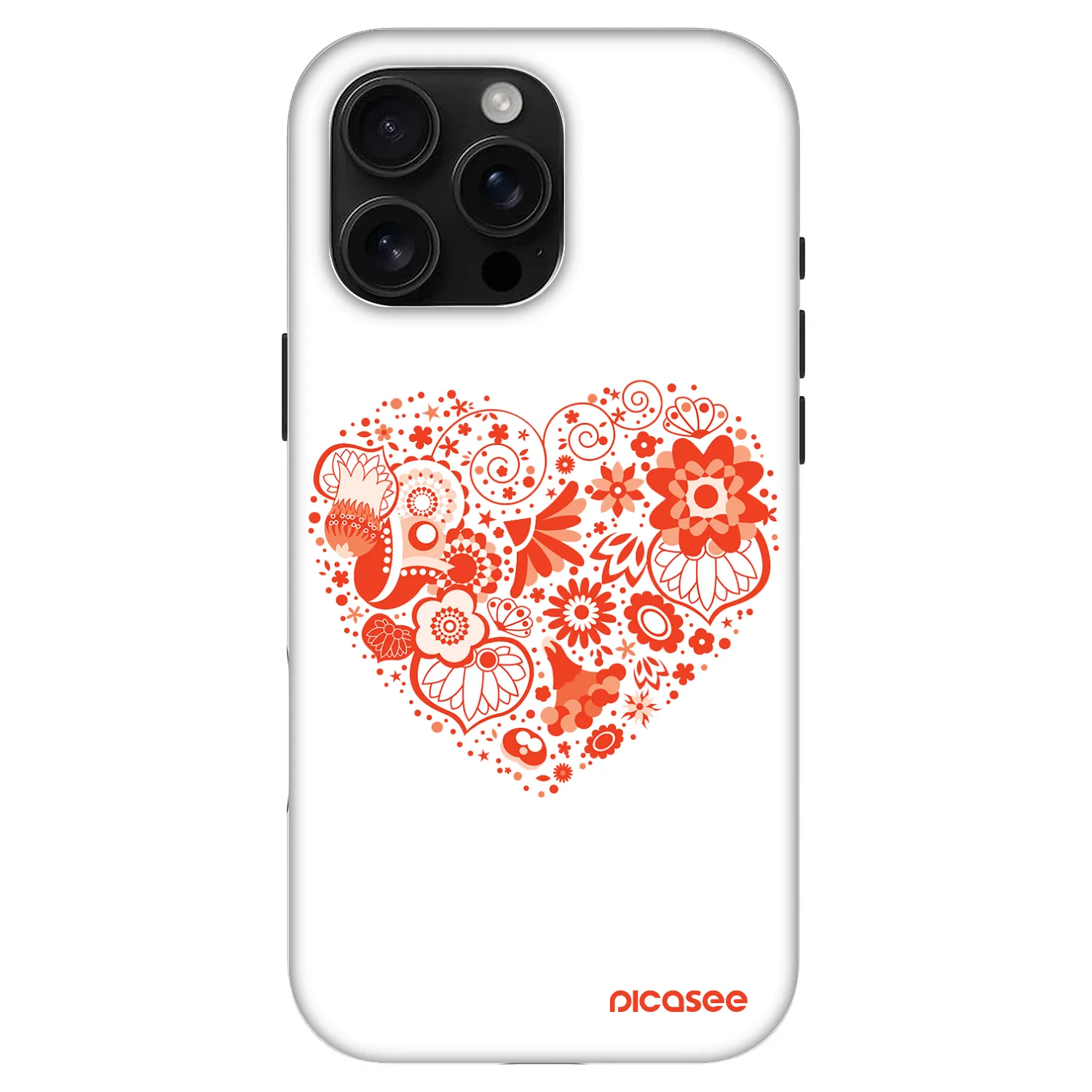 Picasee Fashion Case MagSafe Apple iPhone 16 Pro Max - Velké srdce