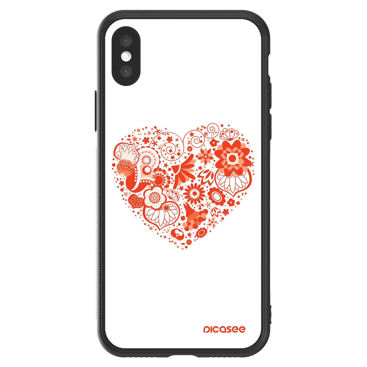 Picasee ULTIMATE CASE pro Apple iPhone X/XS - Velké srdce