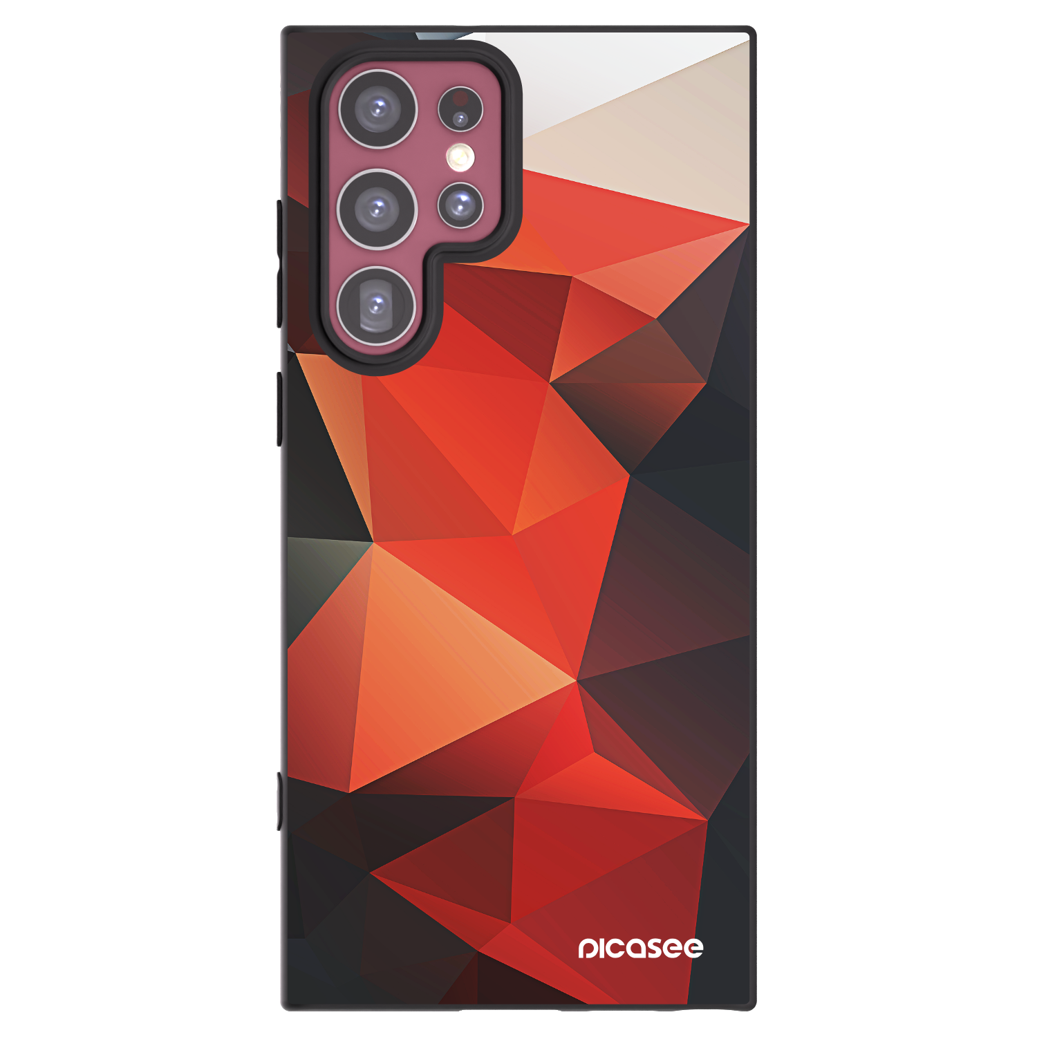 Picasee silikonový černý obal pro Samsung Galaxy S22 Ultra 5G - Wallpaper 2