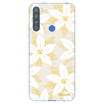 Picasee silikonový průhledný obal pro Xiaomi Redmi Note 8T - Island Leave