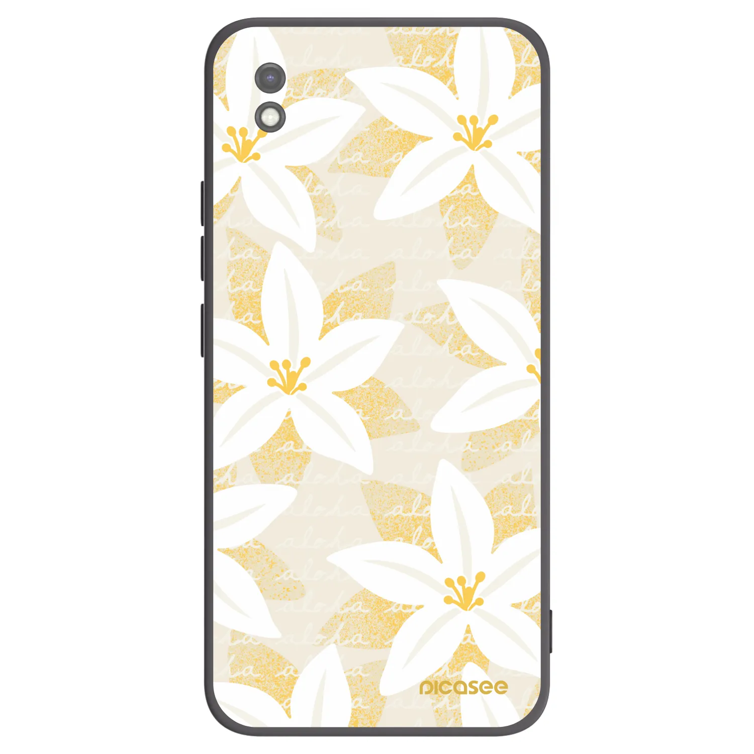 Picasee silikonový černý obal pro Xiaomi Redmi 9AT - Island Leave