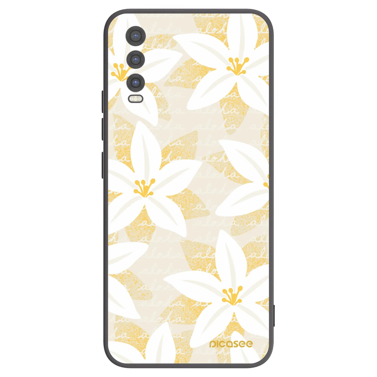 Picasee silikonový černý obal pro Vivo Y20s - Island Leave