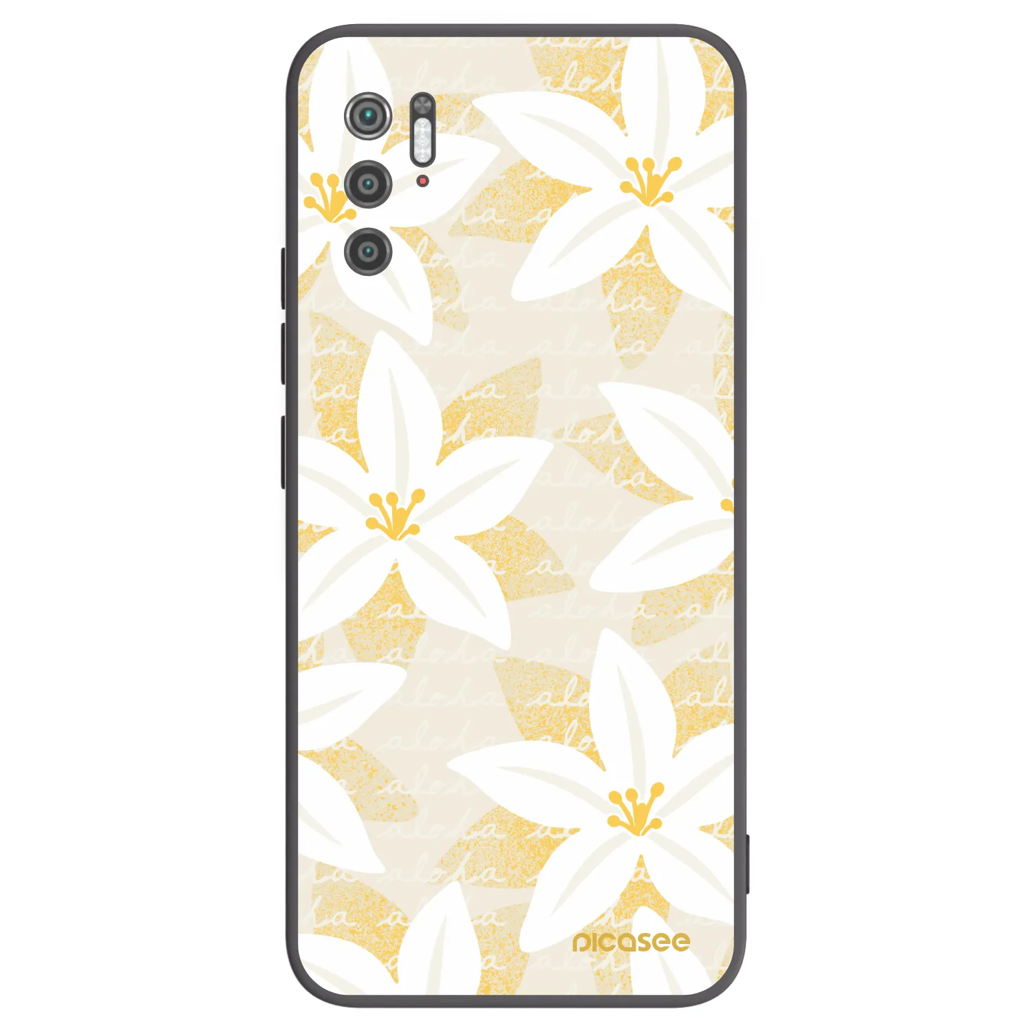 Picasee silikonový černý obal pro Xiaomi Poco M3 Pro 5G - Island Leave