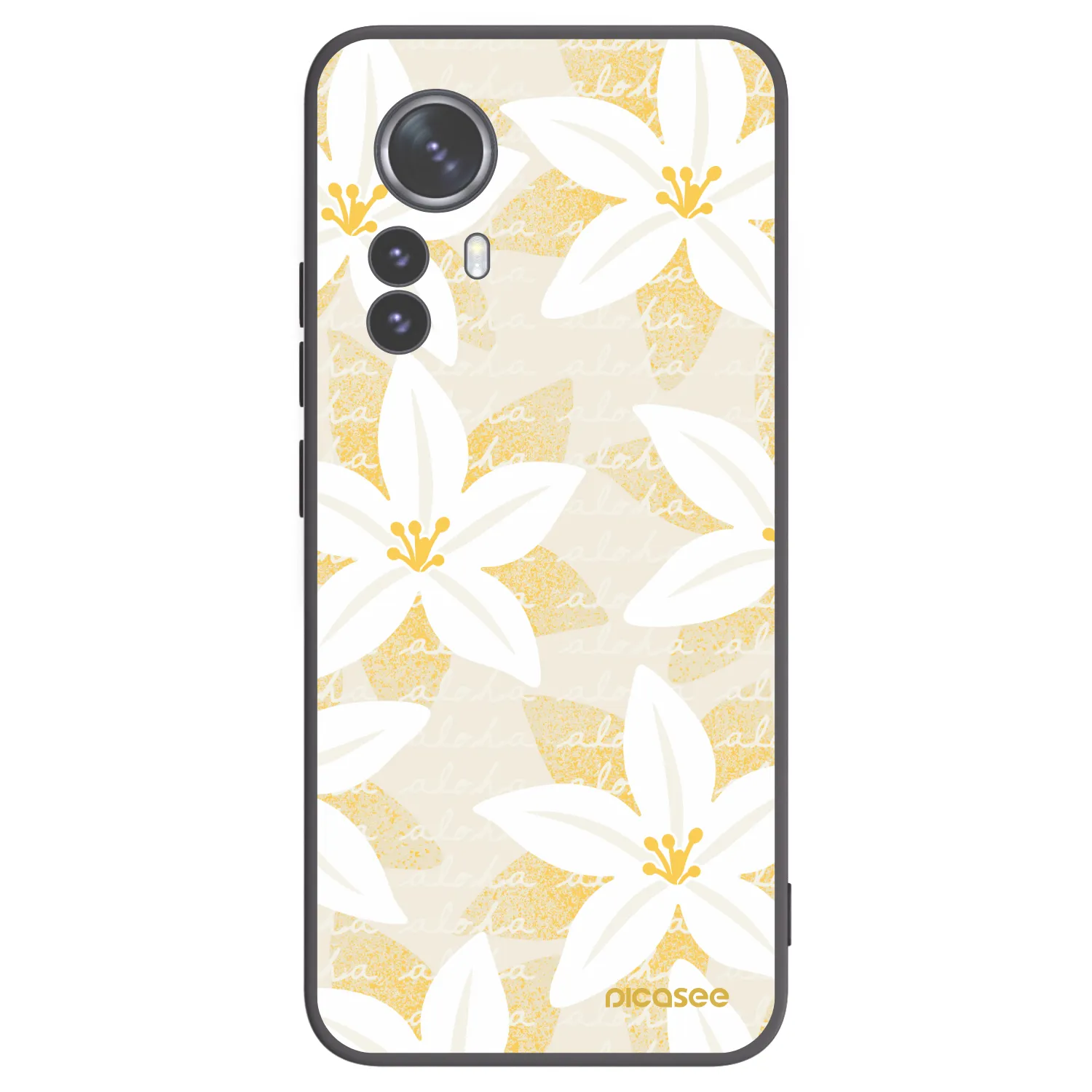 Picasee silikonový černý obal pro Xiaomi 12 Pro - Island Leave