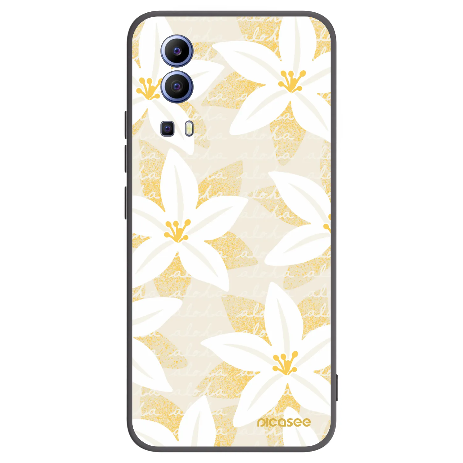 Picasee silikonový černý obal pro Vivo Y52 5G - Island Leave