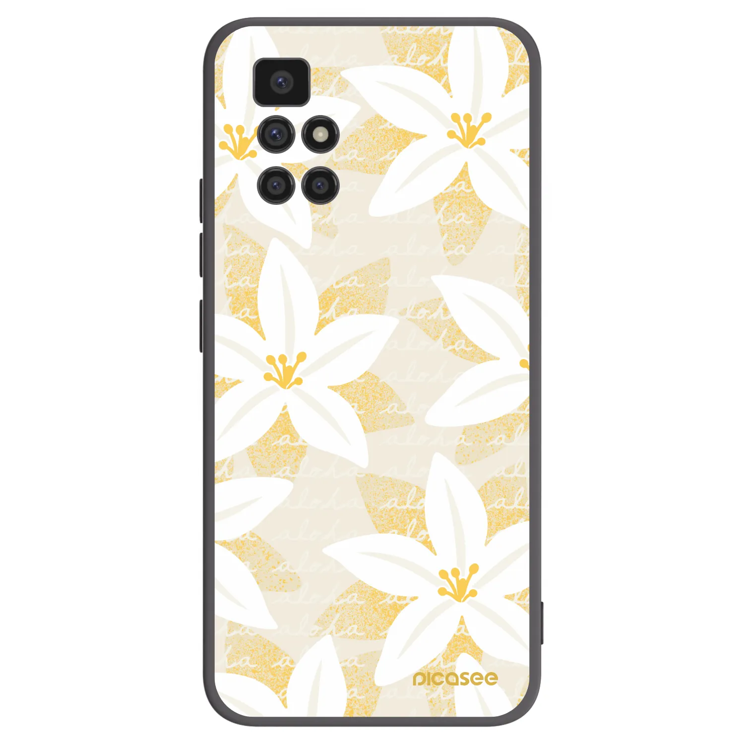 Picasee silikonový černý obal pro Xiaomi Redmi 10 (2022) - Island Leave