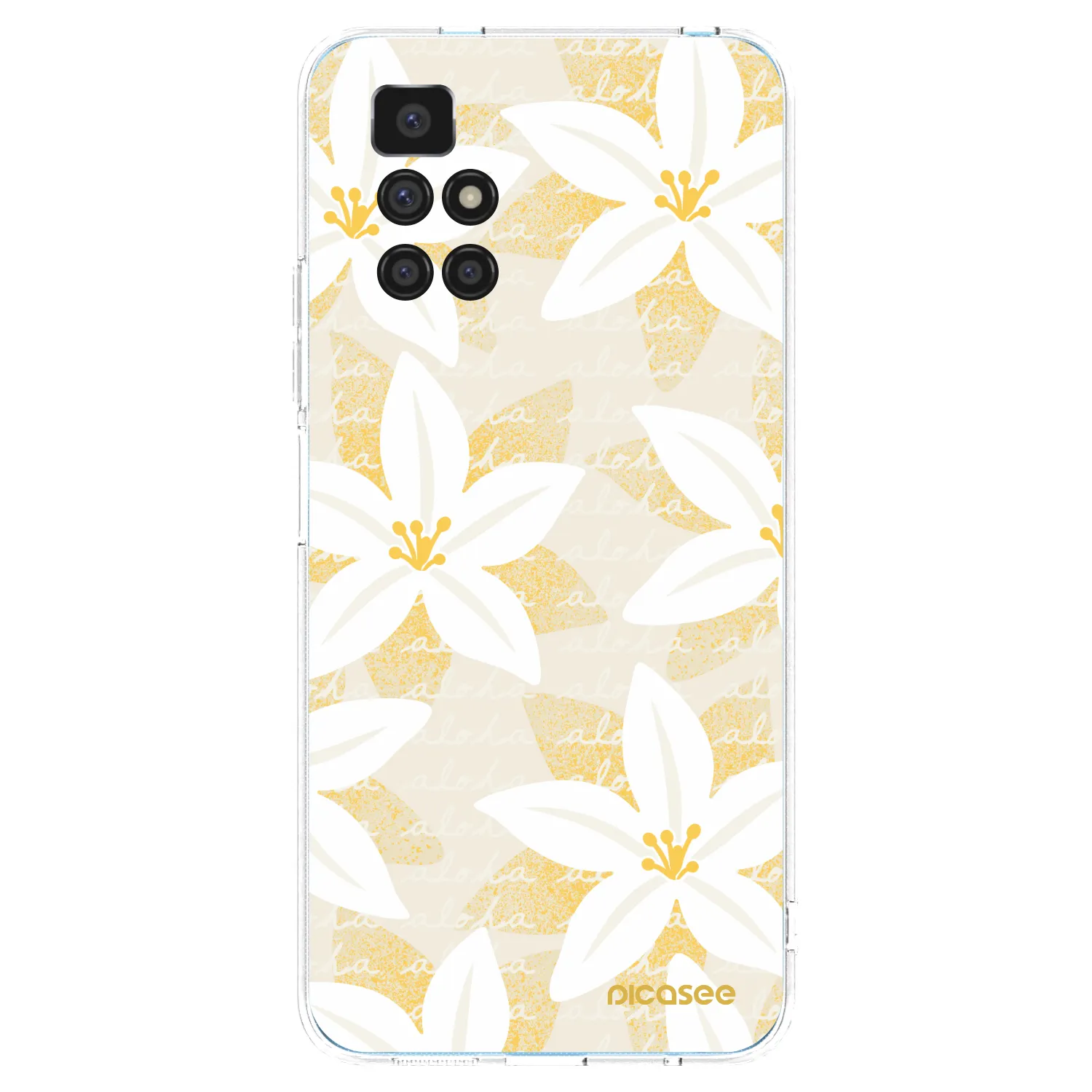 Picasee silikonový průhledný obal pro Xiaomi Redmi 10 (2022) - Island Leave