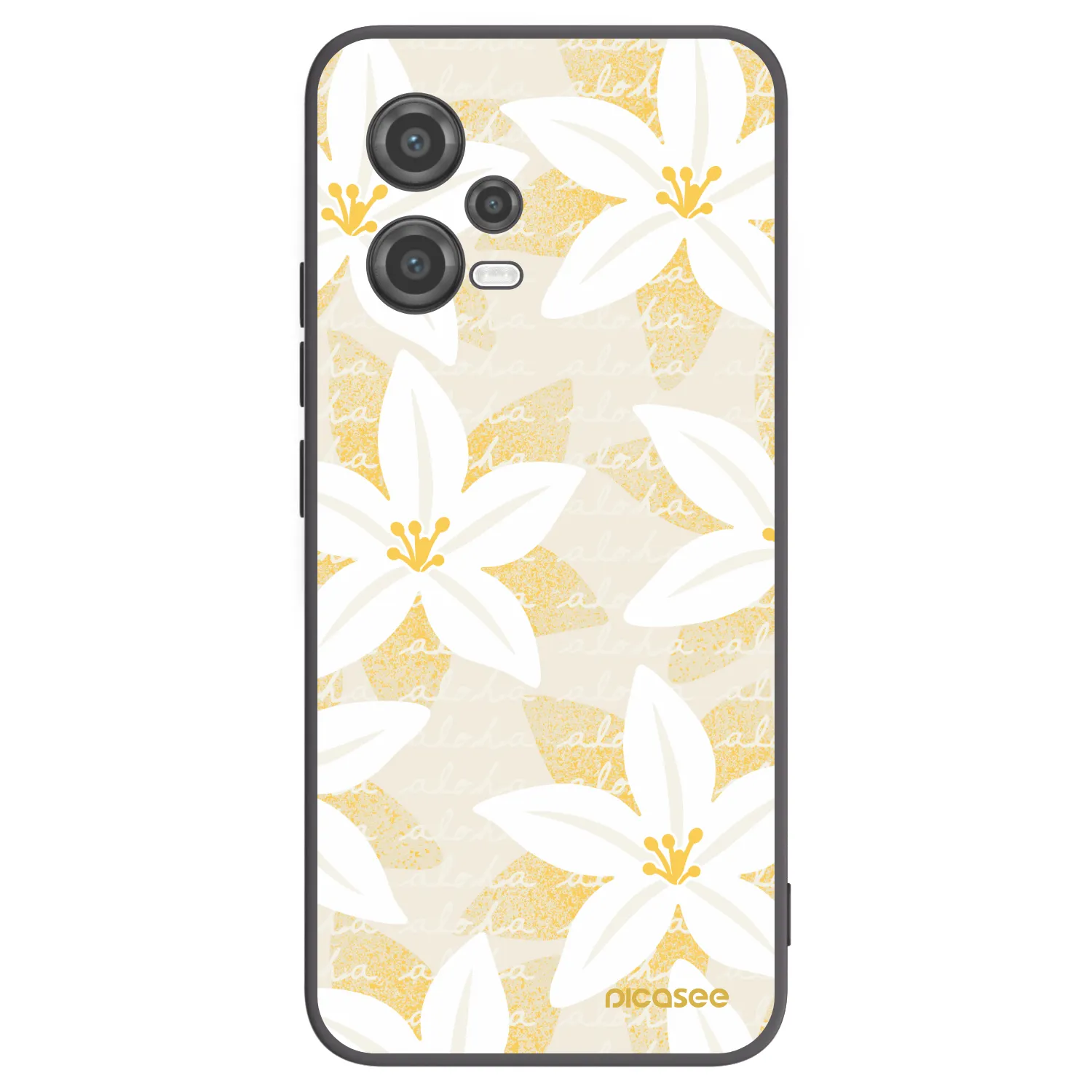 Picasee silikonový černý obal pro Xiaomi Poco X5 - Island Leave