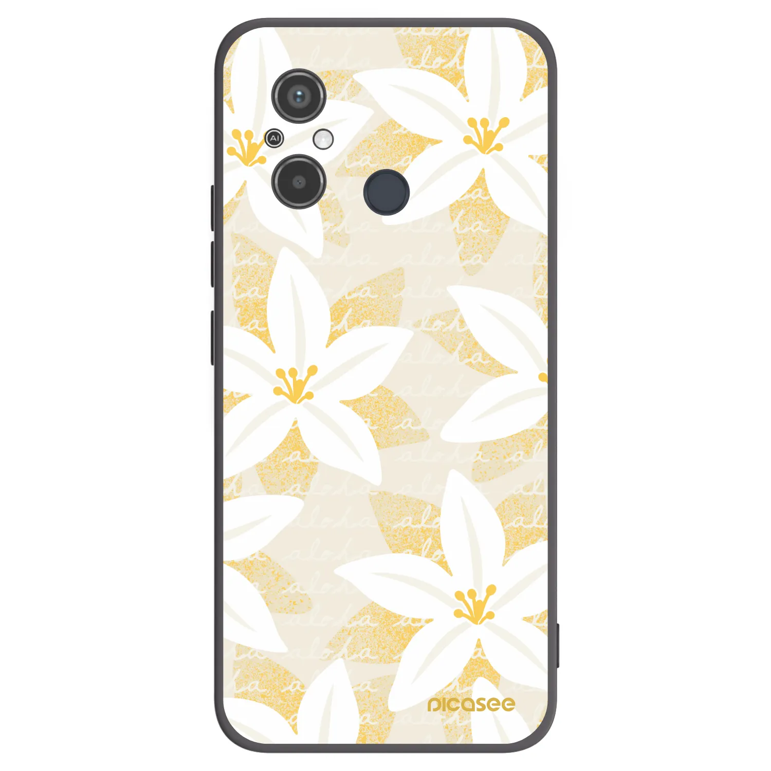 Picasee silikonový černý obal pro Xiaomi Redmi 12C - Island Leave