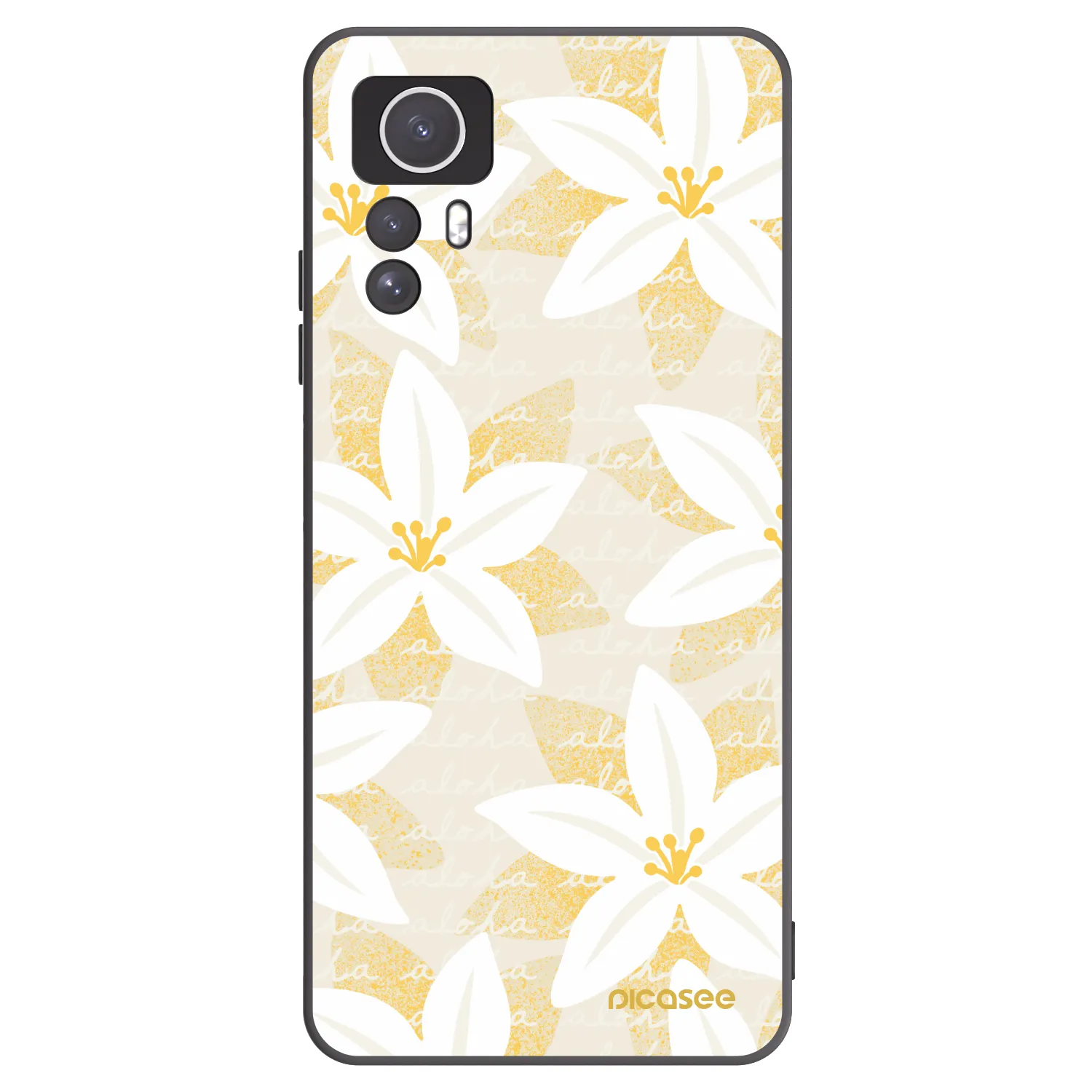 Picasee silikonový černý obal pro Xiaomi Redmi Note 12S - Island Leave