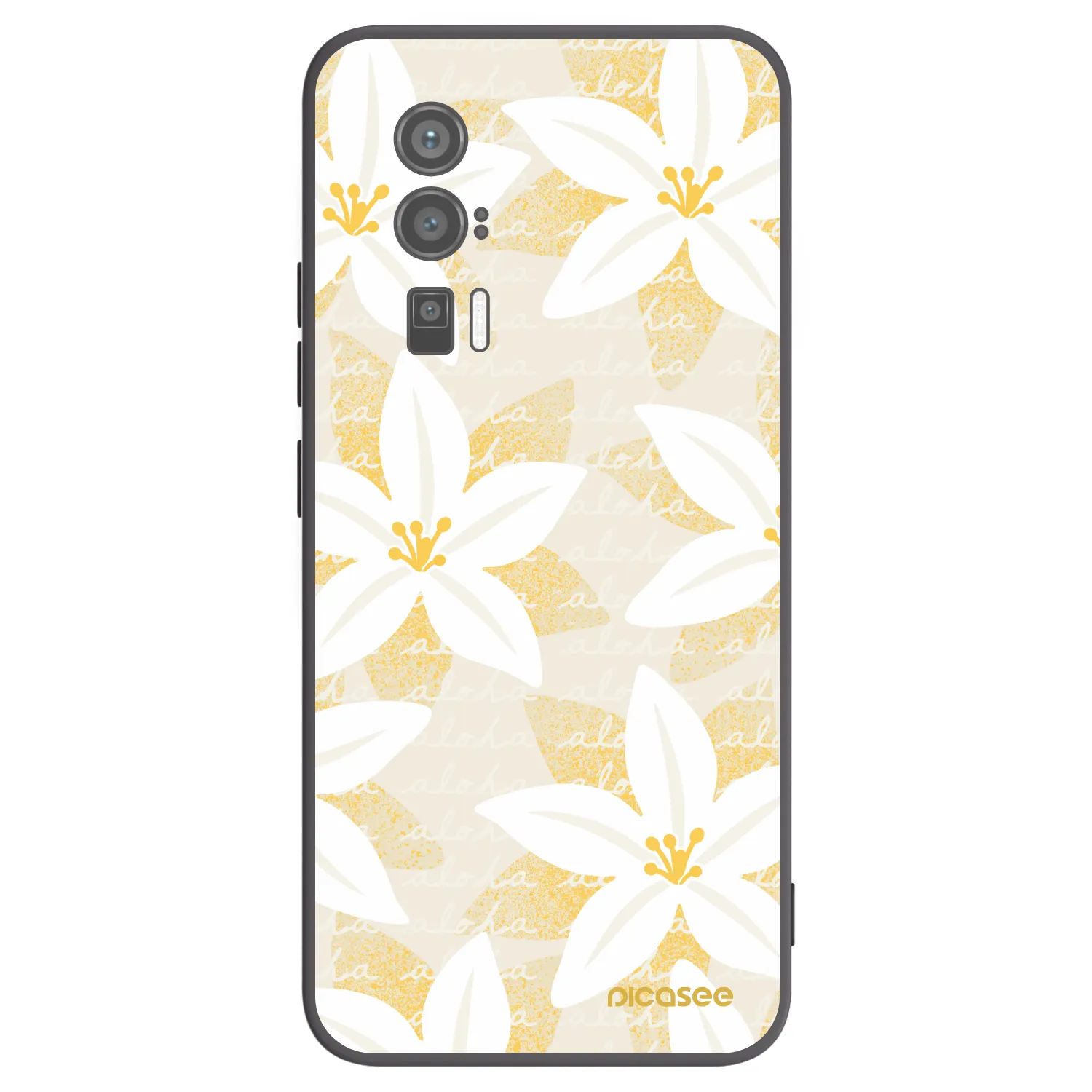Picasee silikonový černý obal pro Xiaomi Poco F5 Pro 5G - Island Leave