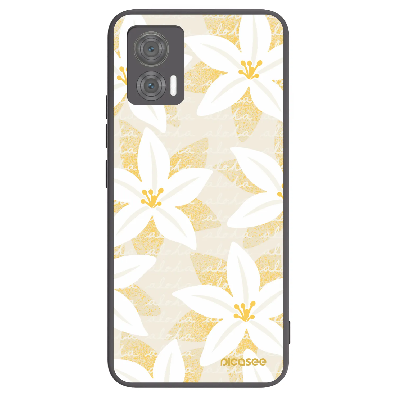 Picasee silikonový černý obal pro Motorola Edge 30 Neo - Island Leave
