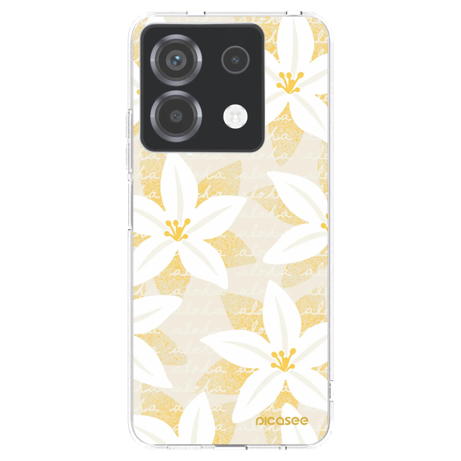Picasee silikonový průhledný obal pro Xiaomi Poco X6 - Island Leave