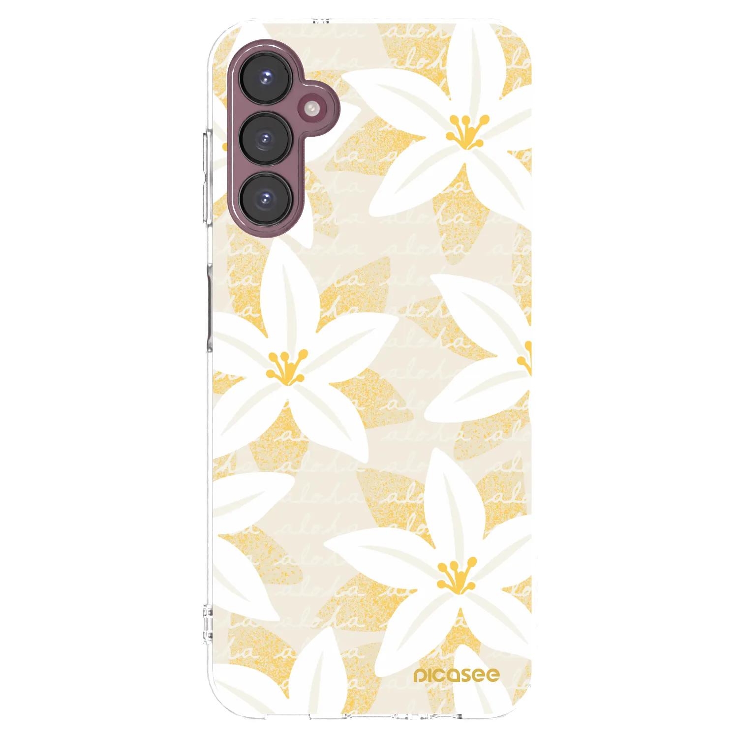 Picasee silikonový průhledný obal pro Samsung Galaxy A05s A057G - Island Leave