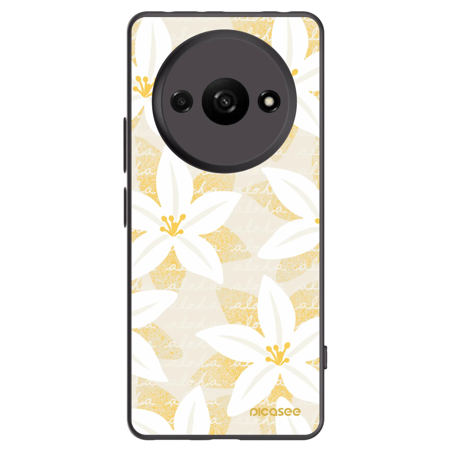 Picasee silikonový černý obal pro Xiaomi Redmi A3 - Island Leave