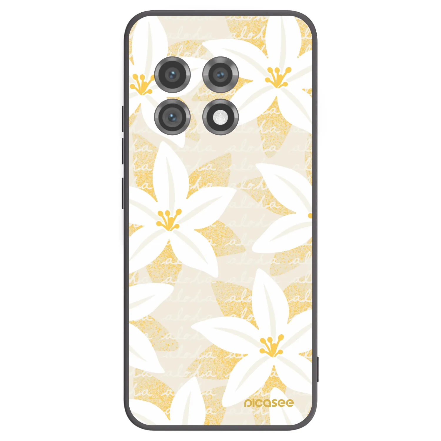 Picasee silikonový černý obal pro OnePlus 11 5G - Island Leave