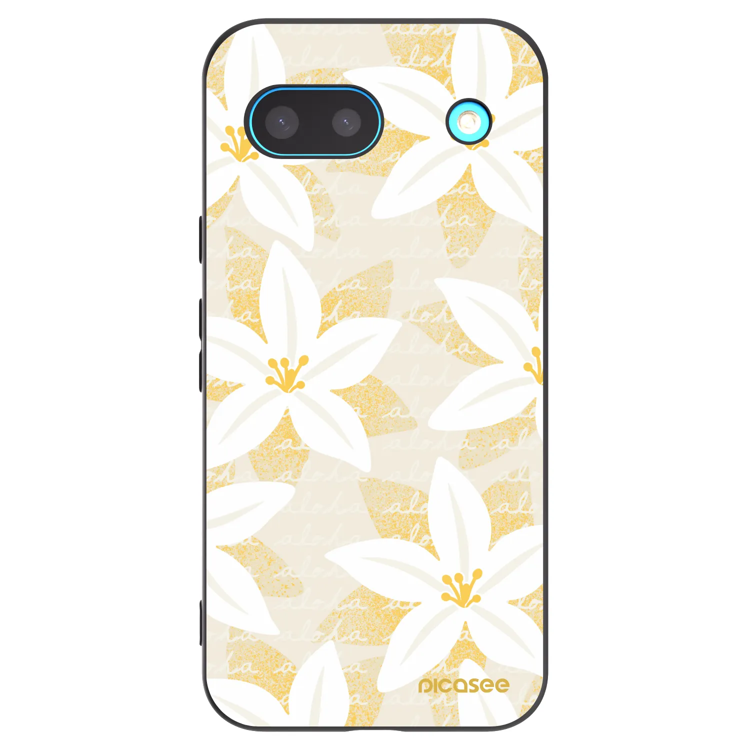 Picasee silikonový černý obal pro Google Pixel 8 - Island Leave