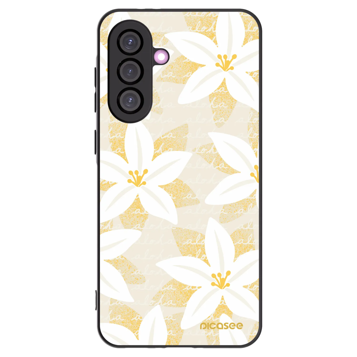 Picasee silikonový černý obal pro Samsung Galaxy A56 5G A566B - Island Leave
