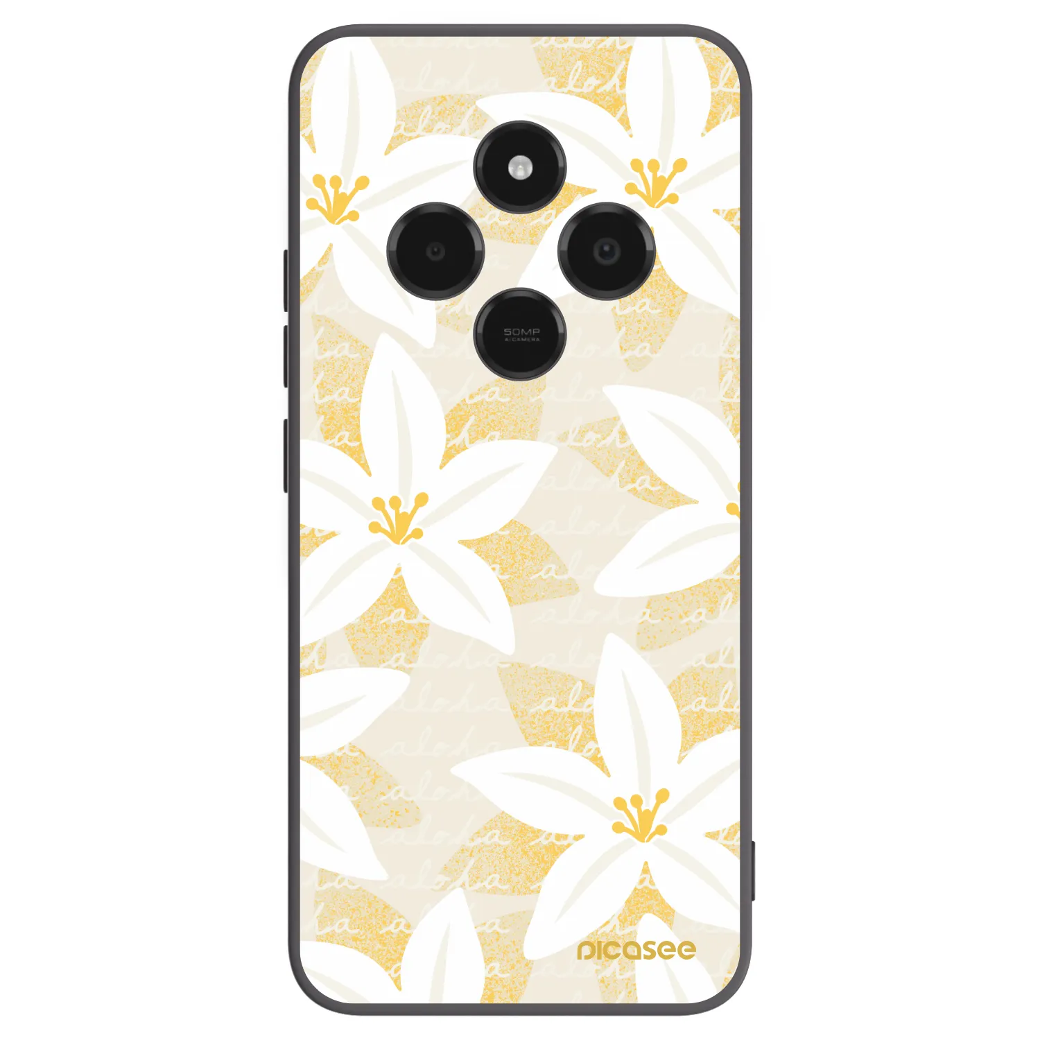 Picasee silikonový černý obal pro Xiaomi Poco C75 - Island Leave