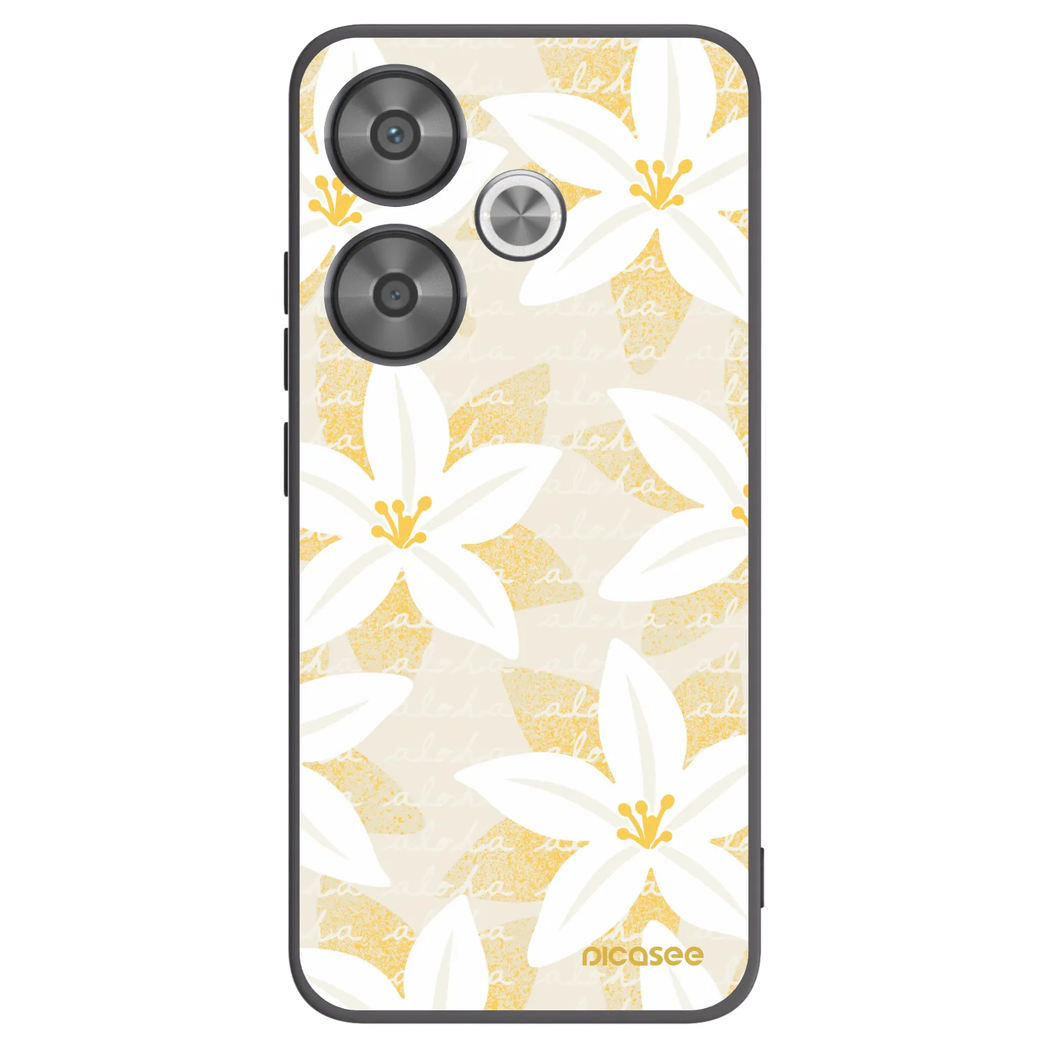 Picasee silikonový černý obal pro Xiaomi Poco F6 - Island Leave