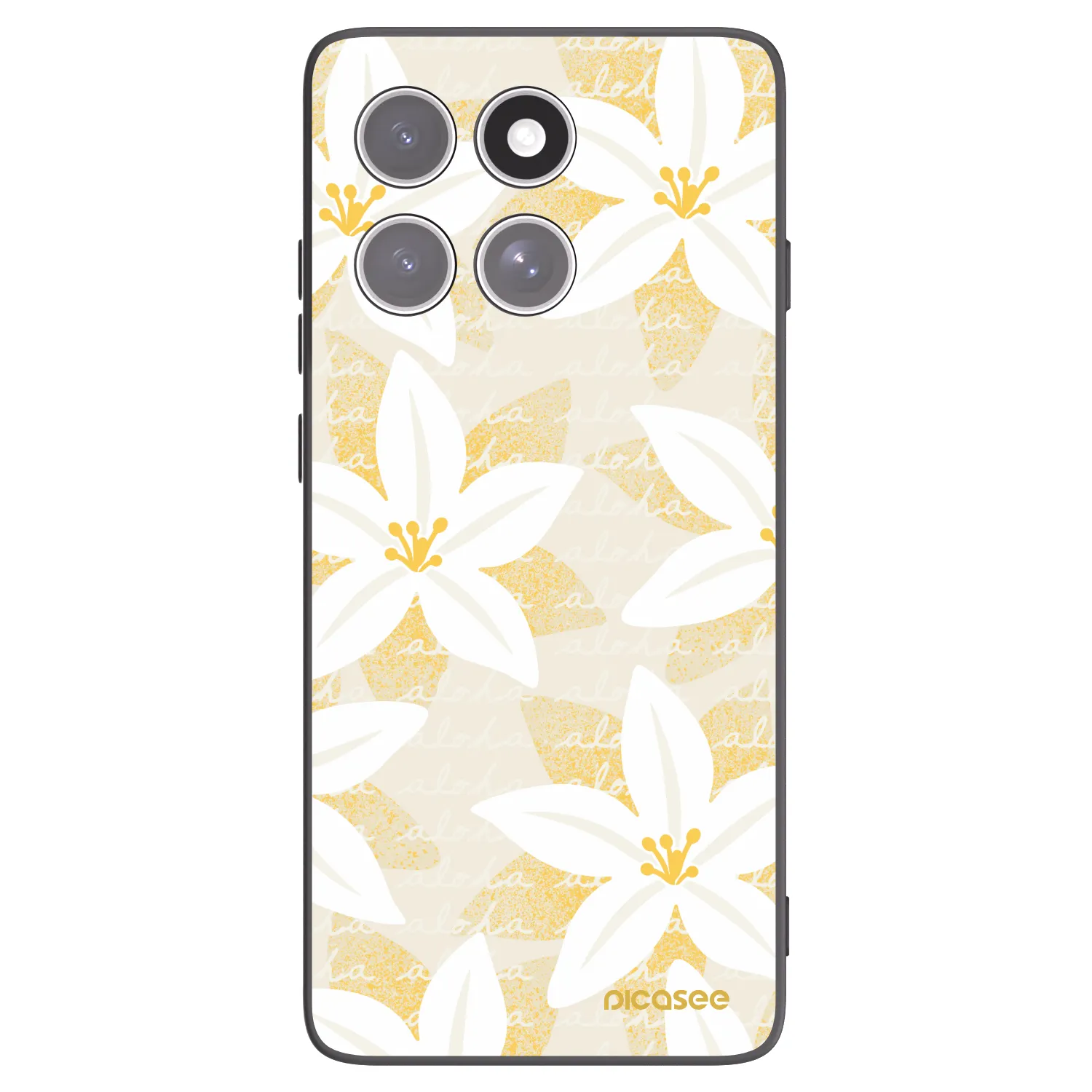 Picasee silikonový černý obal pro Motorola Edge 60 Pro - Island Leave
