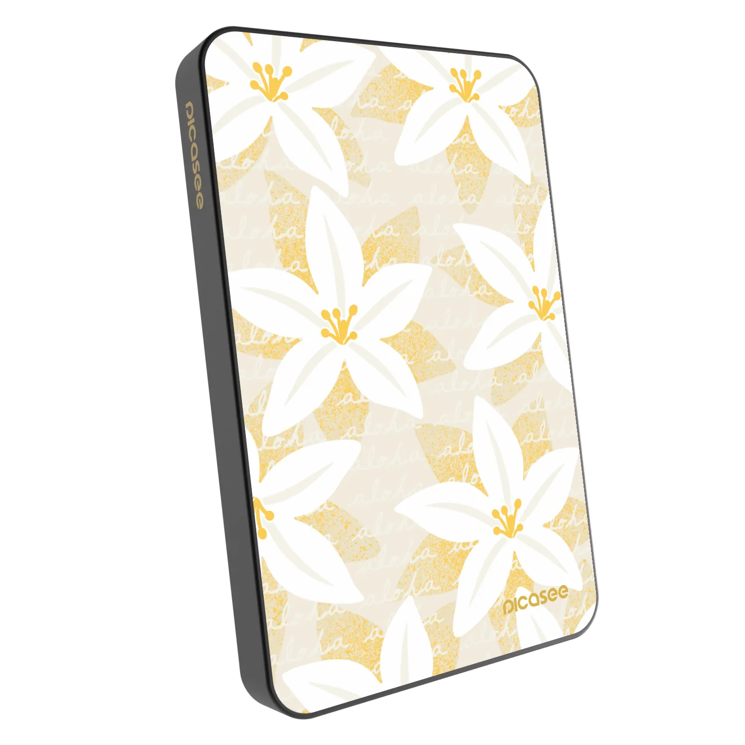 Picasee Powerbanka s MagSafe 5 000 mAh Šedá - Island Leave