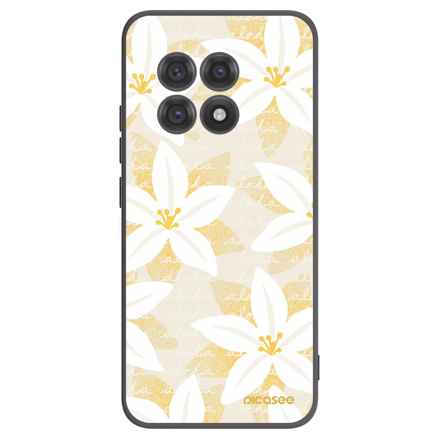 Picasee silikonový černý obal pro OnePlus 13R 5G - Island Leave