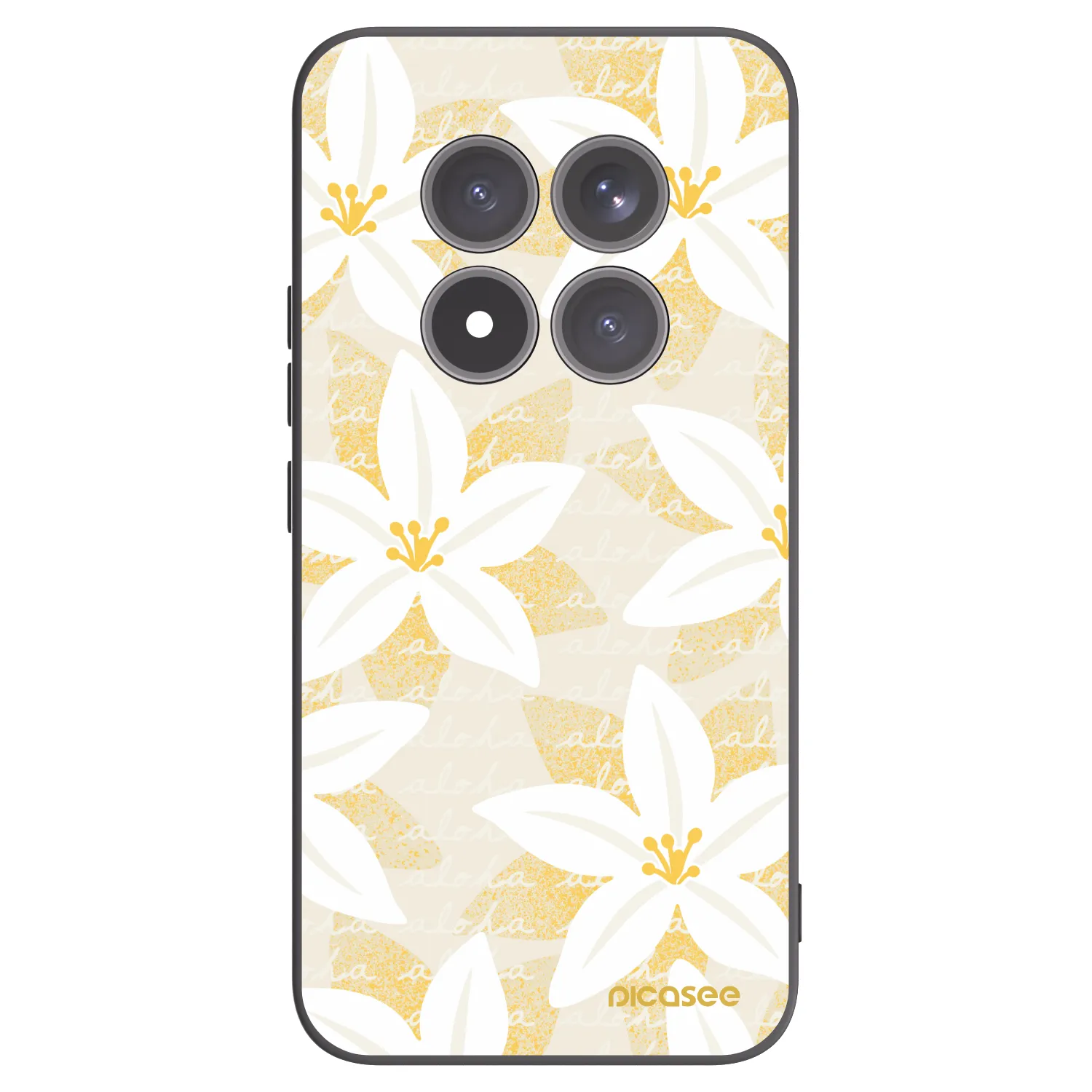 Picasee silikonový černý obal pro Xiaomi Redmi Note 15 Pro+ - Island Leave