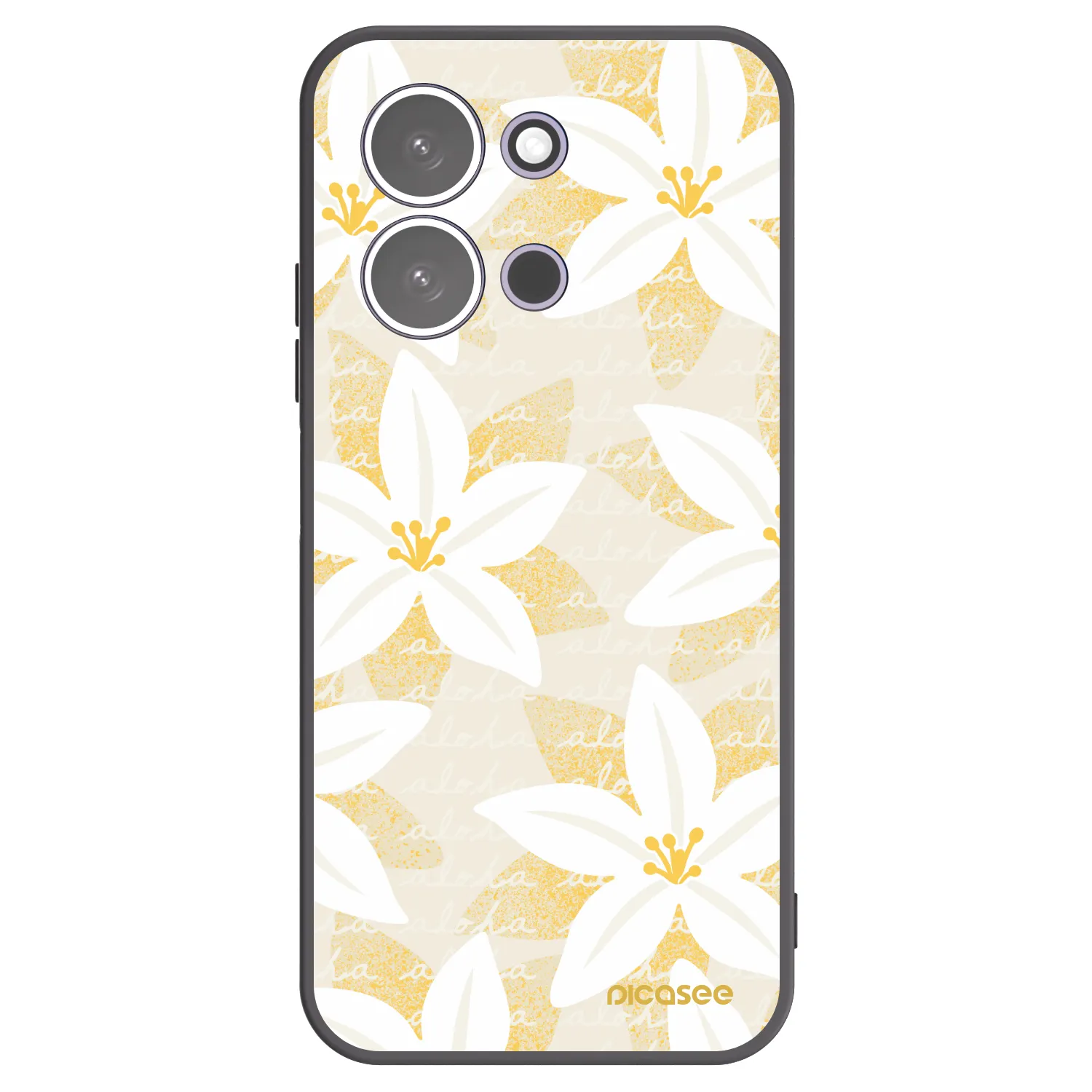 Picasee silikonový černý obal pro Xiaomi Redmi 15C 5G - Island Leave