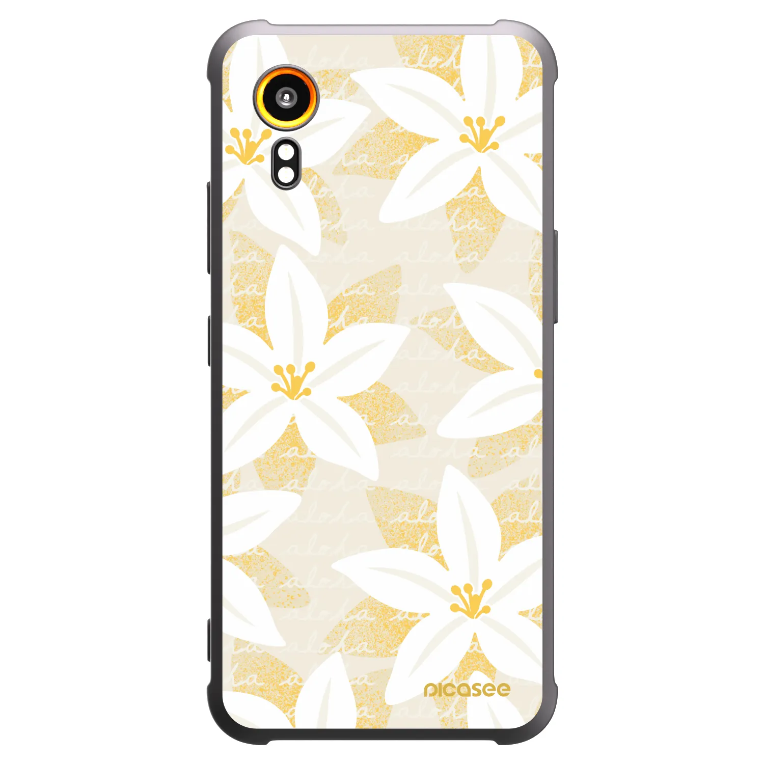 Picasee silikonový černý obal pro Samsung Galaxy XCover 7 - Island Leave
