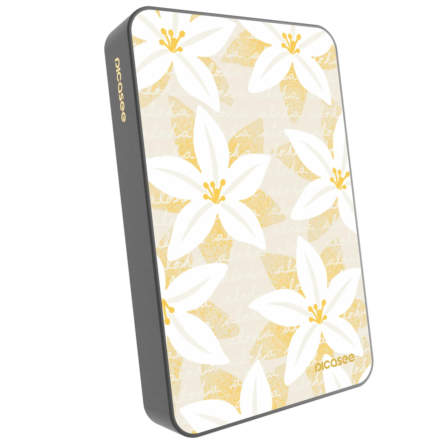 Picasee Powerbanka s MagSafe 10 000 mAh Šedá - Island Leave