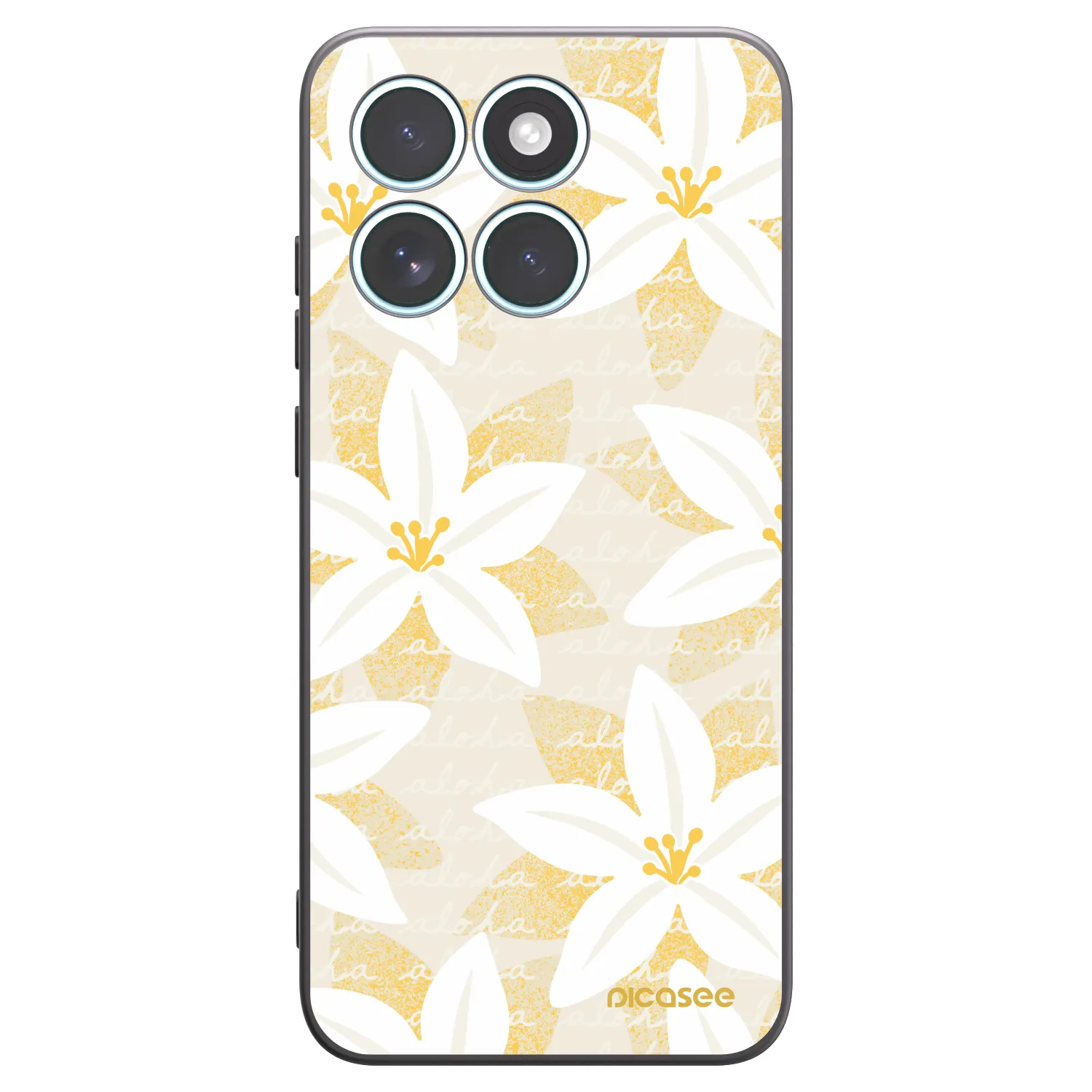 Picasee silikonový černý obal pro Motorola Edge 70 Fusion - Island Leave