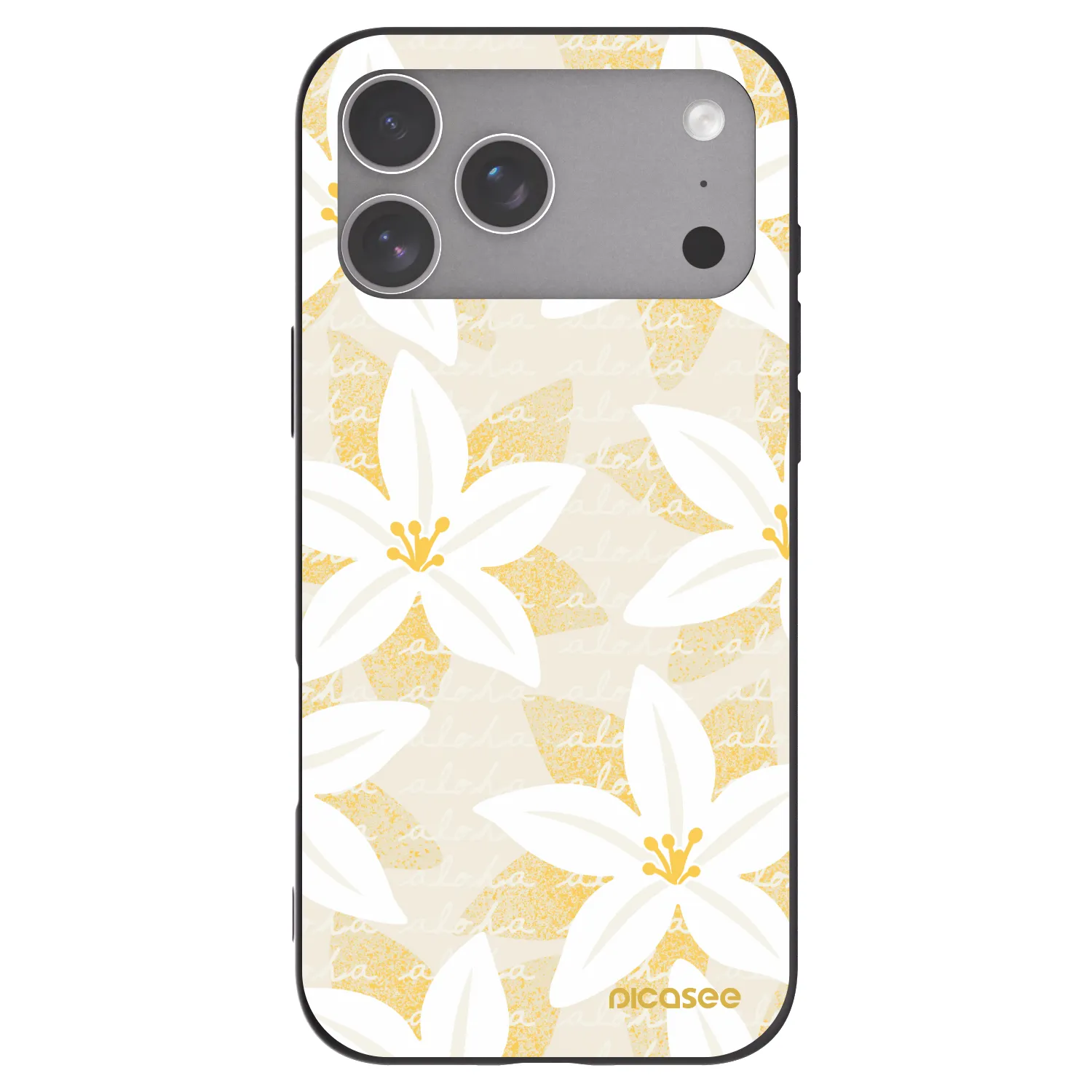 Picasee silikonový černý obal pro Apple iPhone 18 Pro Max - Island Leave