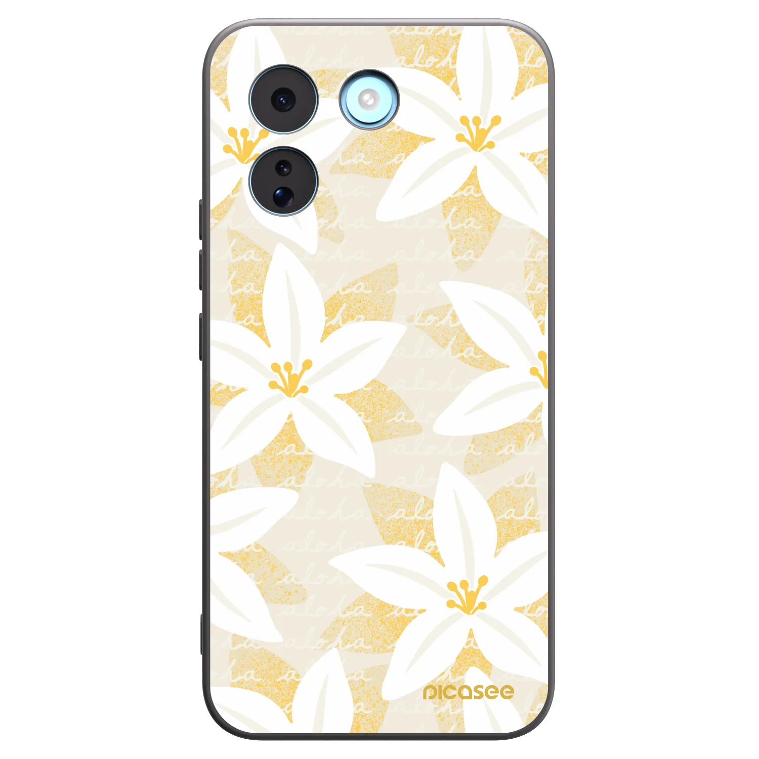 Picasee silikonový černý obal pro Xiaomi Redmi Note 17 Pro MAX 5G - Island Leave