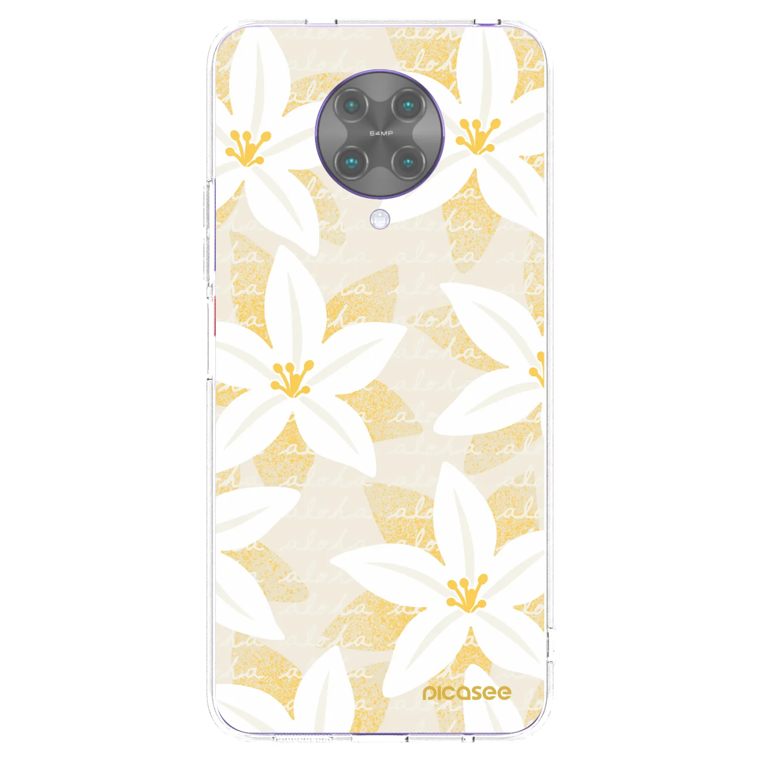 Picasee silikonový průhledný obal pro Xiaomi Poco F2 Pro - Island Leave