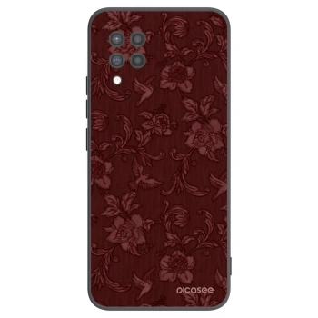 Picasee silikonový černý obal pro Samsung Galaxy A42 A426B - Red Elegance
