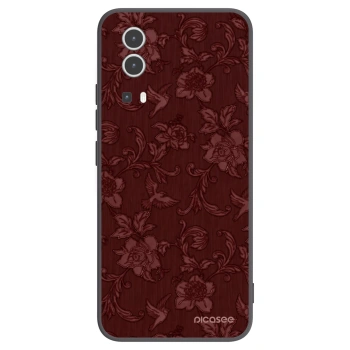 Picasee silikonový černý obal pro Vivo Y72 5G - Red Elegance