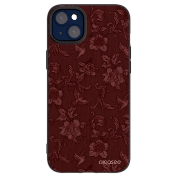 Picasee silikonový černý obal pro Apple iPhone 14 Plus - Red Elegance