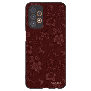 Picasee silikonový černý obal pro Samsung Galaxy A23 A236B 5G - Red Elegance