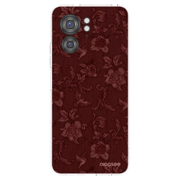 Picasee silikonový průhledný obal pro Motorola Edge 40 - Red Elegance