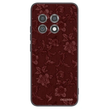 Picasee silikonový černý obal pro OnePlus 11 5G - Red Elegance