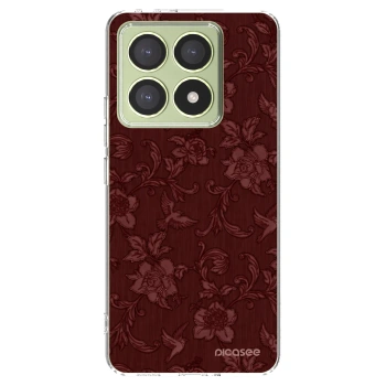 Picasee silikonový průhledný obal pro Xiaomi 14T - Red Elegance