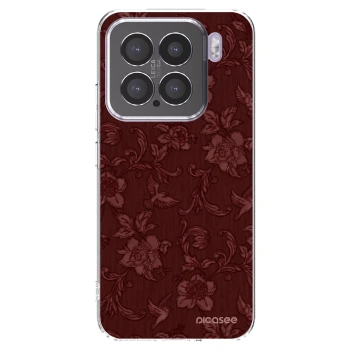 Picasee silikonový průhledný obal pro Xiaomi 15 - Red Elegance