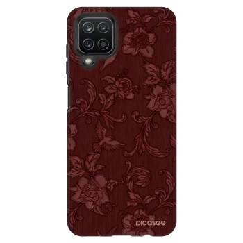 Picasee Fashion Case pro Samsung Galaxy A12 A125F - Red Elegance