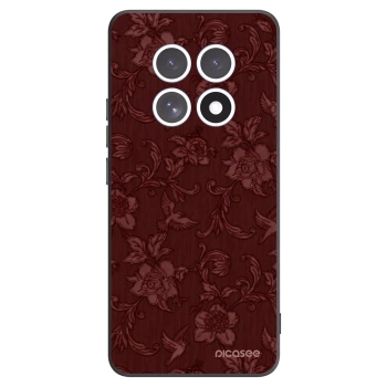 Picasee silikonový černý obal pro Xiaomi Redmi Note 15 4G - Red Elegance