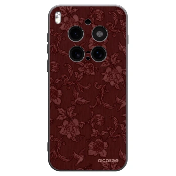 Picasee silikonový černý obal pro Vivo X300 Pro - Red Elegance