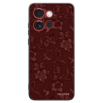 Picasee silikonový černý obal pro Motorola Edge 60 Neo 5G - Red Elegance