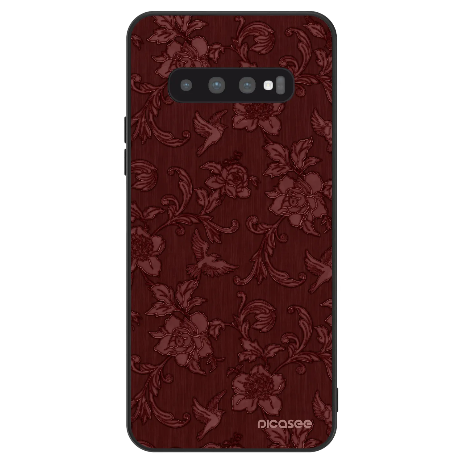 Picasee ULTIMATE CASE pro Samsung Galaxy S10 G973 - Red Elegance