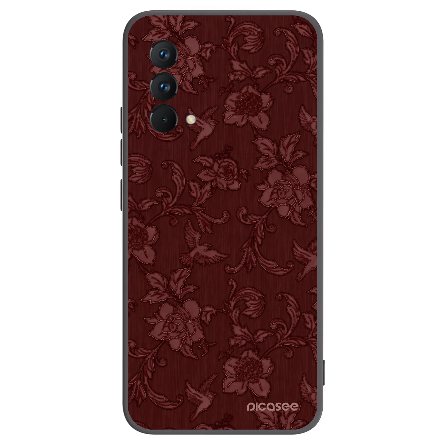Picasee silikonový černý obal pro Realme GT Master Edition 5G - Red Elegance