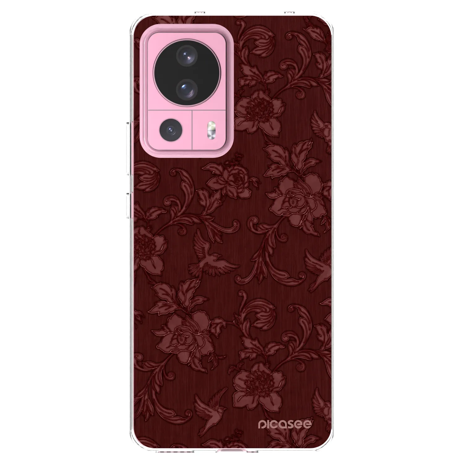 Picasee silikonový průhledný obal pro Xiaomi 13 Lite - Red Elegance